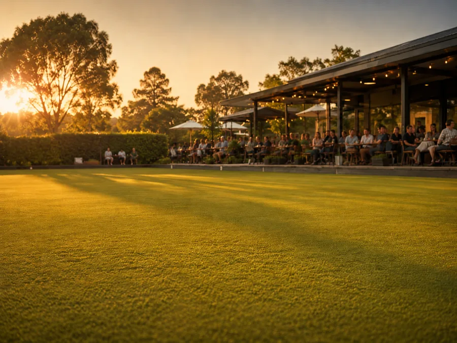 Bowling at Kingfisher Bay Bowls Club